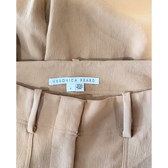 VERONICA BEARD Pants Brown Manisha Utilitarian Joggers Safari Trouser Size 6 - Picture 4 of 12